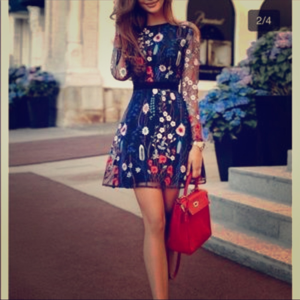 CBR Navy Flower Dress
